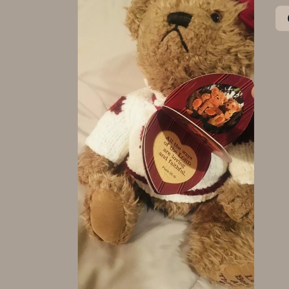 Vintage Teddy Bear with small book of Scriptures - Picture 6 of 10